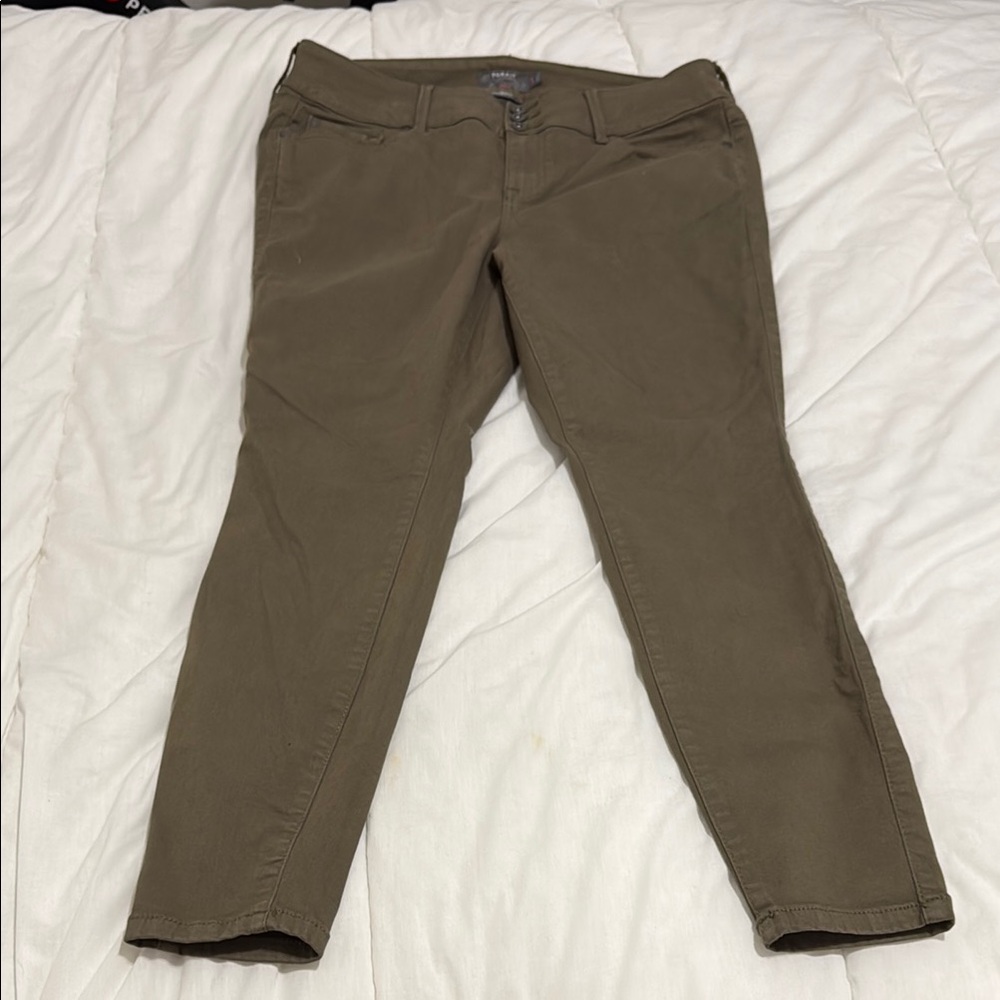 Torrid Olive Green Jeggings